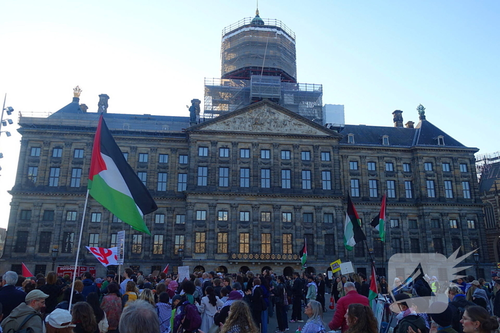 Demonstratie voor Palestina in de hoofdstad