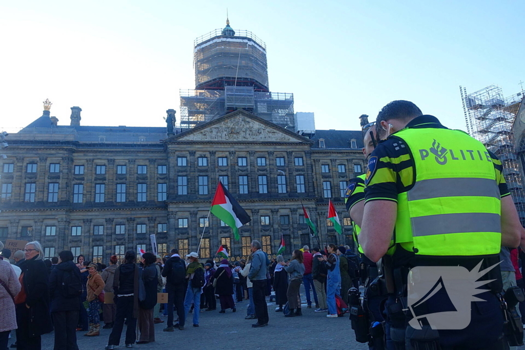 Demonstratie voor Palestina in de hoofdstad