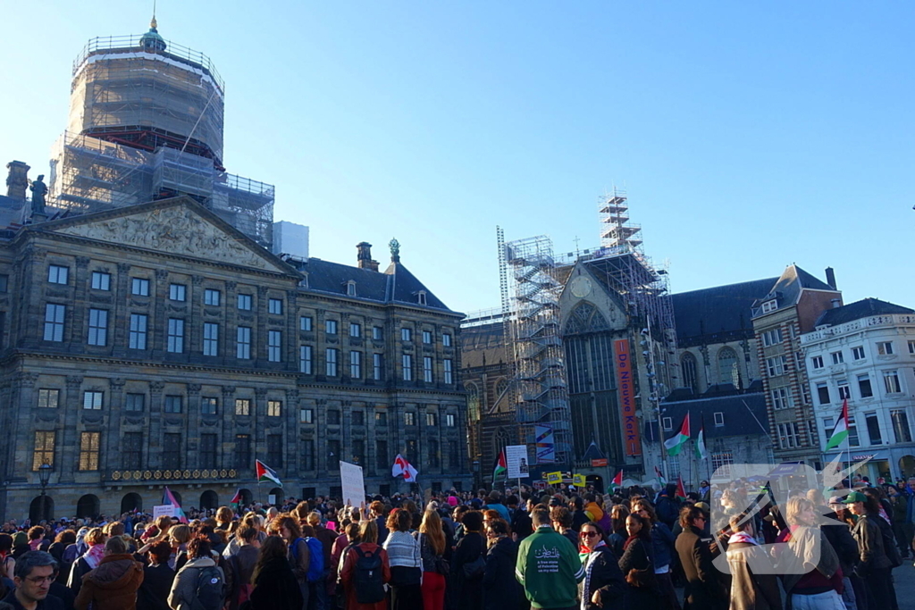 Demonstratie voor Palestina in de hoofdstad