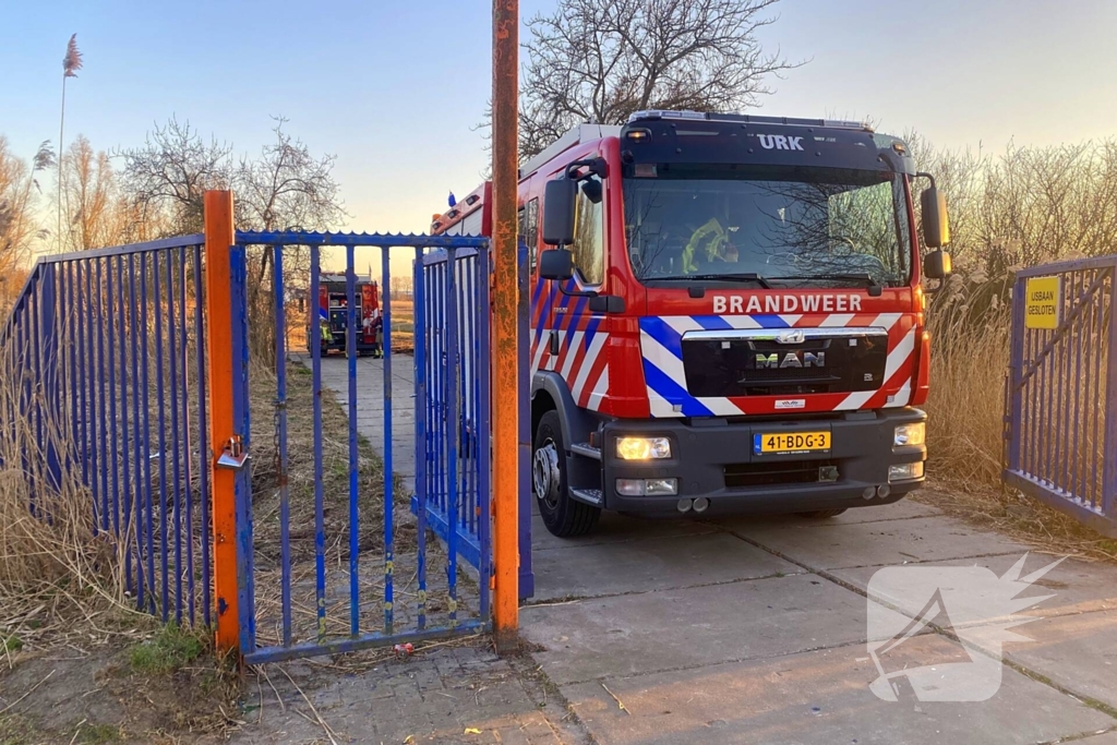 Brand in riet vermoedelijk opzettelijk aangestoken