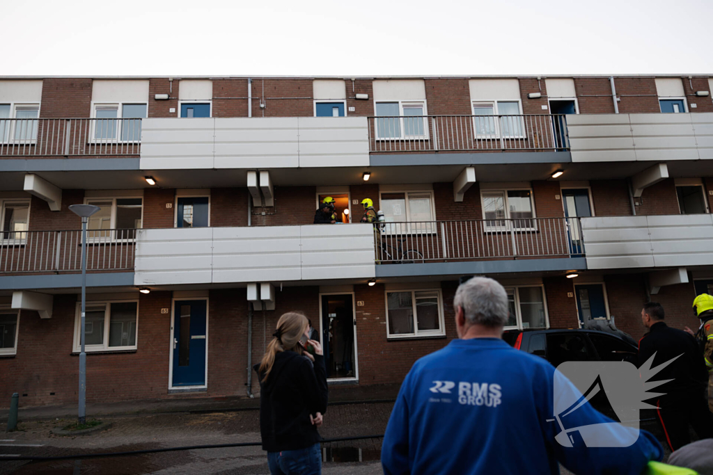 Auto in brand tijdens klusje