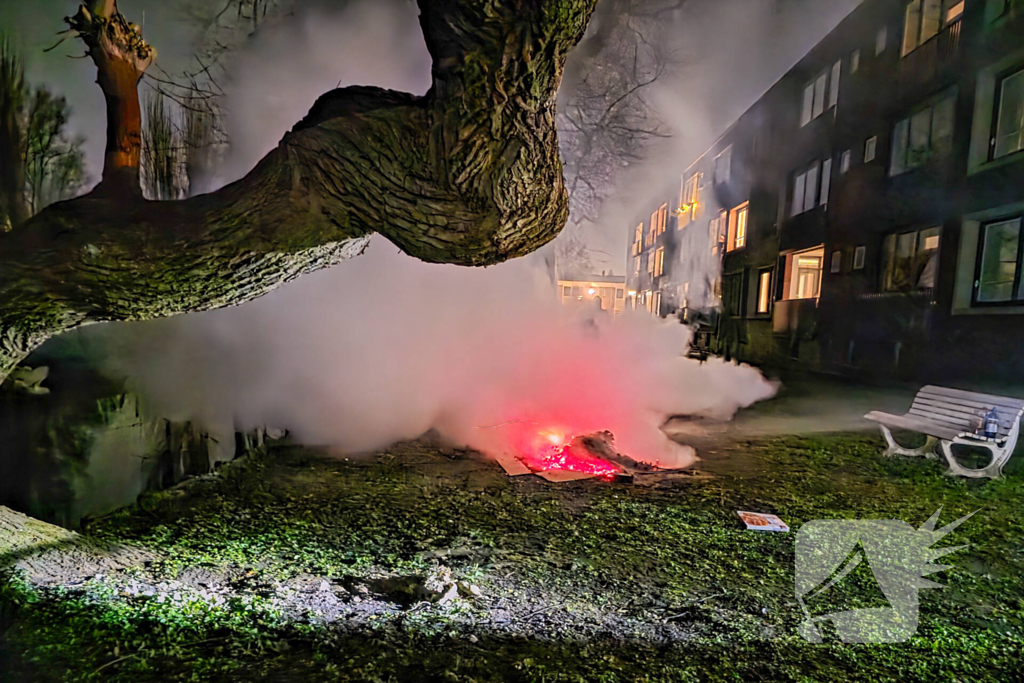 Brandweer dooft buitenbrand