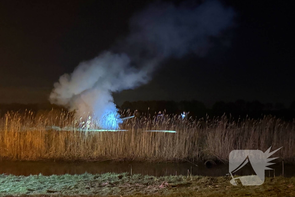 Brand in buitengebied geblust