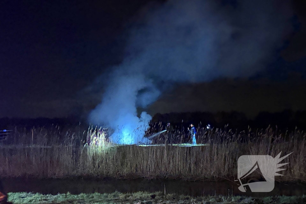 Brand in buitengebied geblust