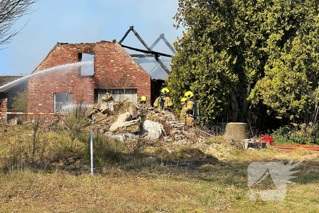 Flinke rookontwikkeling bij schuurbrand