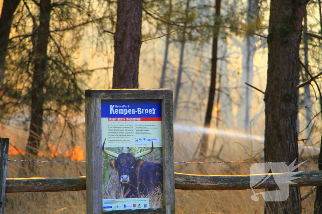 Zeer grote brand in de Laurabossen