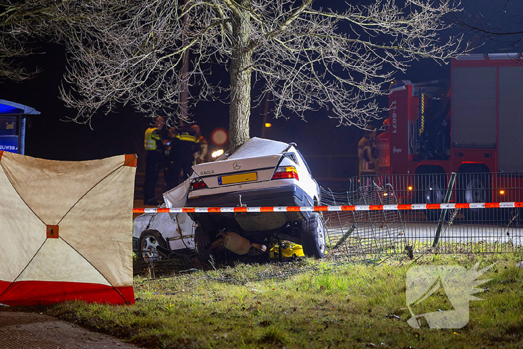Bestuurder komt om bij eenzijdig ongeluk