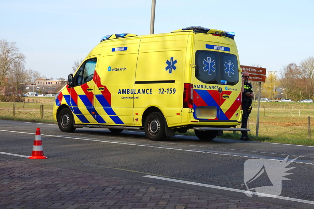 Motorrijder gewond bij aanrijding
