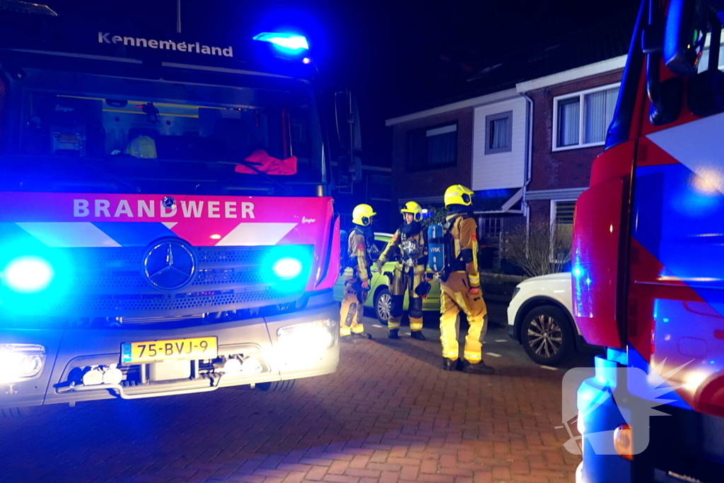 Kortsluiting veroorzaakt woningbrand
