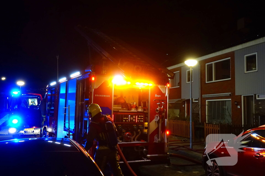 Kortsluiting veroorzaakt woningbrand