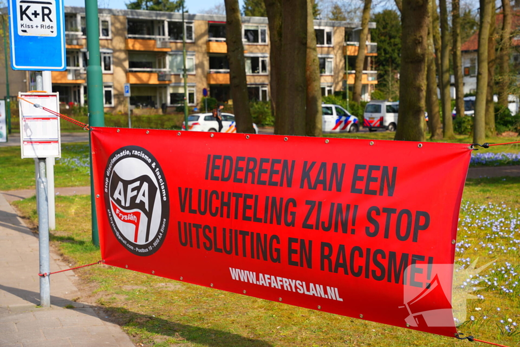 Demonstraties uit protest tegen NVU-mars