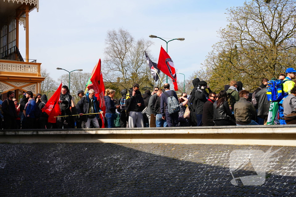 Demonstraties uit protest tegen NVU-mars