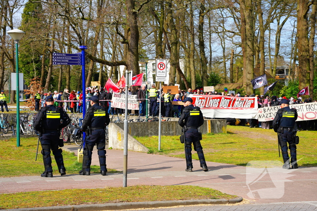 Demonstraties uit protest tegen NVU-mars