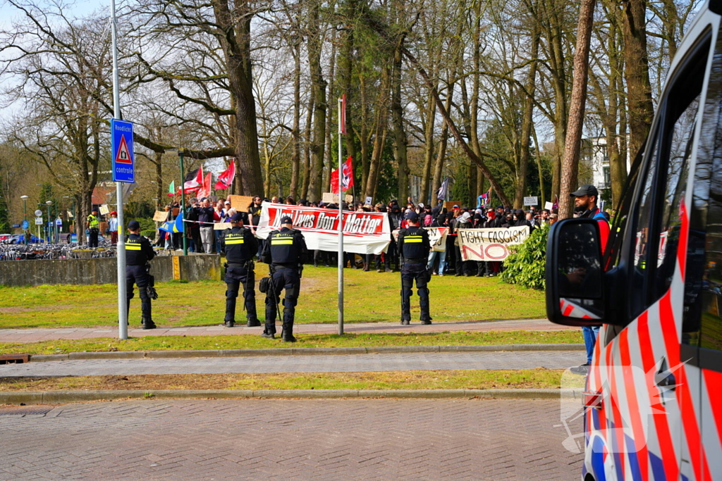 Demonstraties uit protest tegen NVU-mars