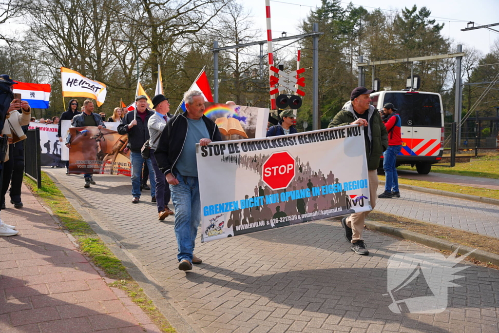 Demonstraties uit protest tegen NVU-mars