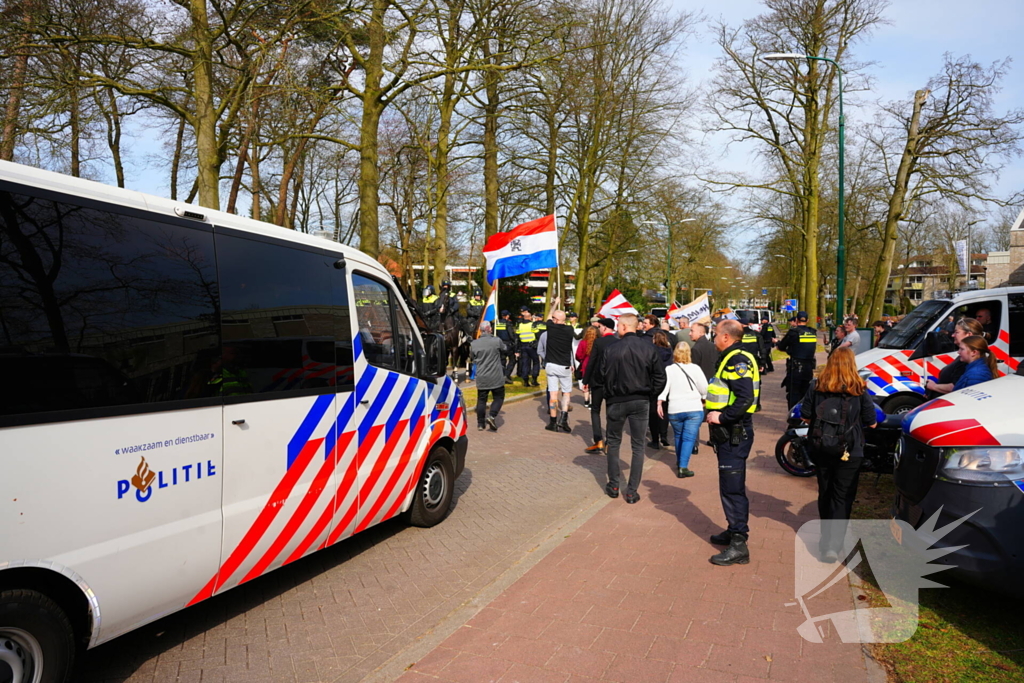 Demonstraties uit protest tegen NVU-mars