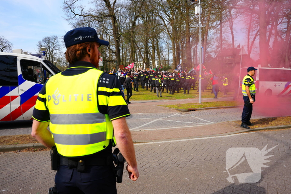 Demonstraties uit protest tegen NVU-mars