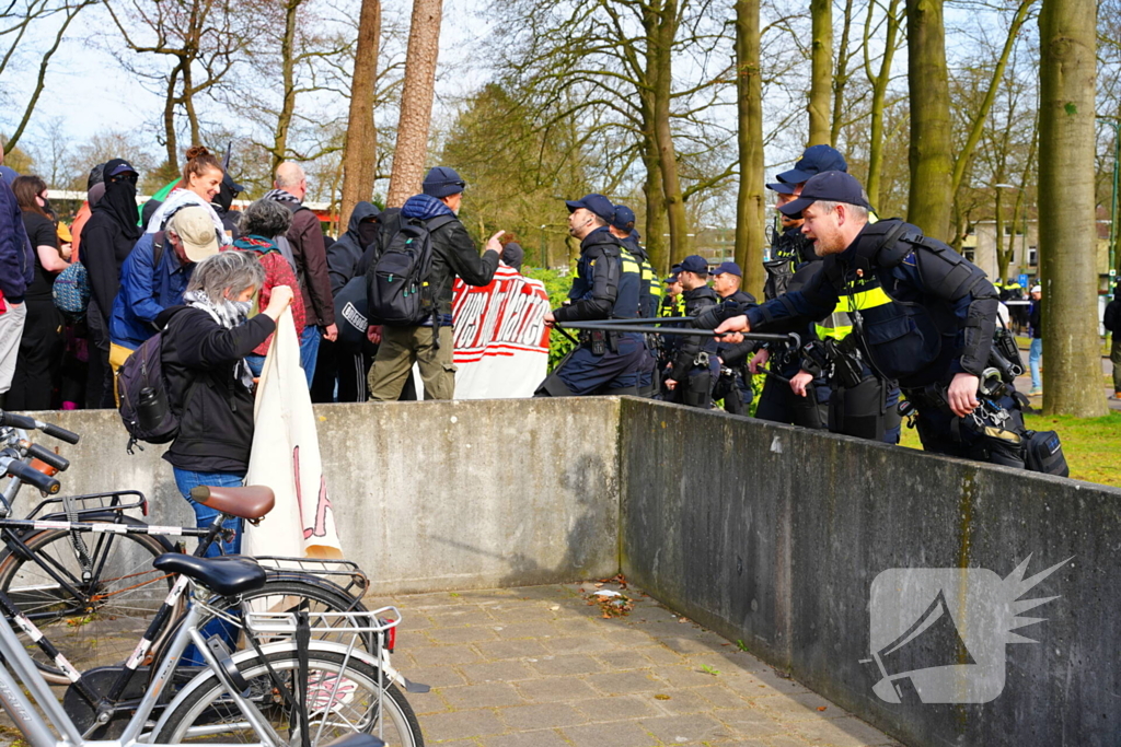 Demonstraties uit protest tegen NVU-mars