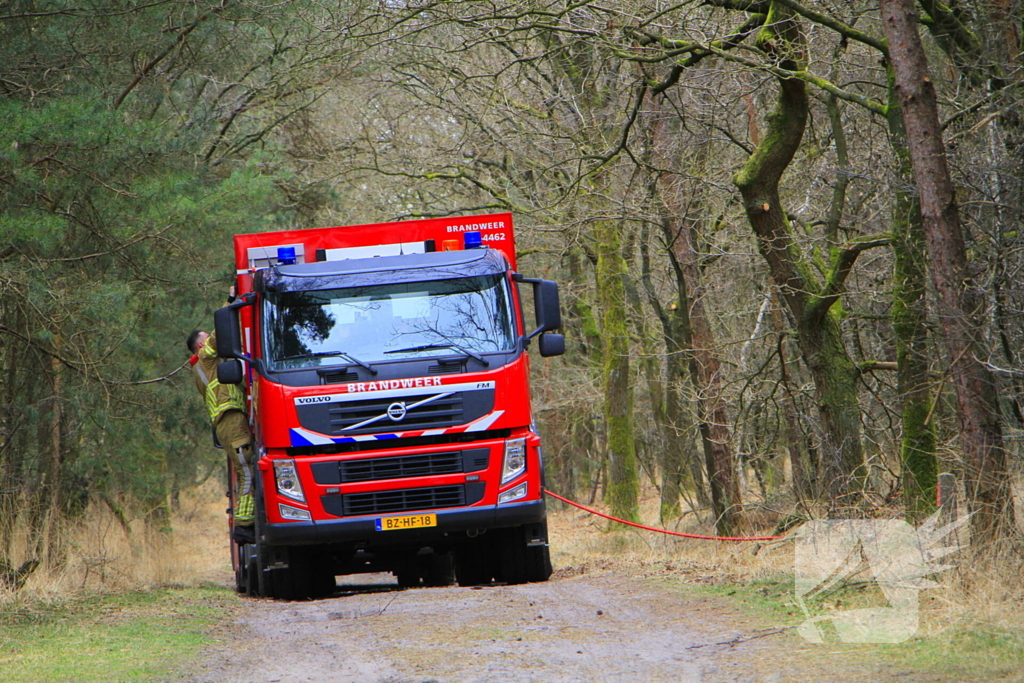 Regen helpt bij blussen van bosbrand welke natuurfotograaf opmerkte
