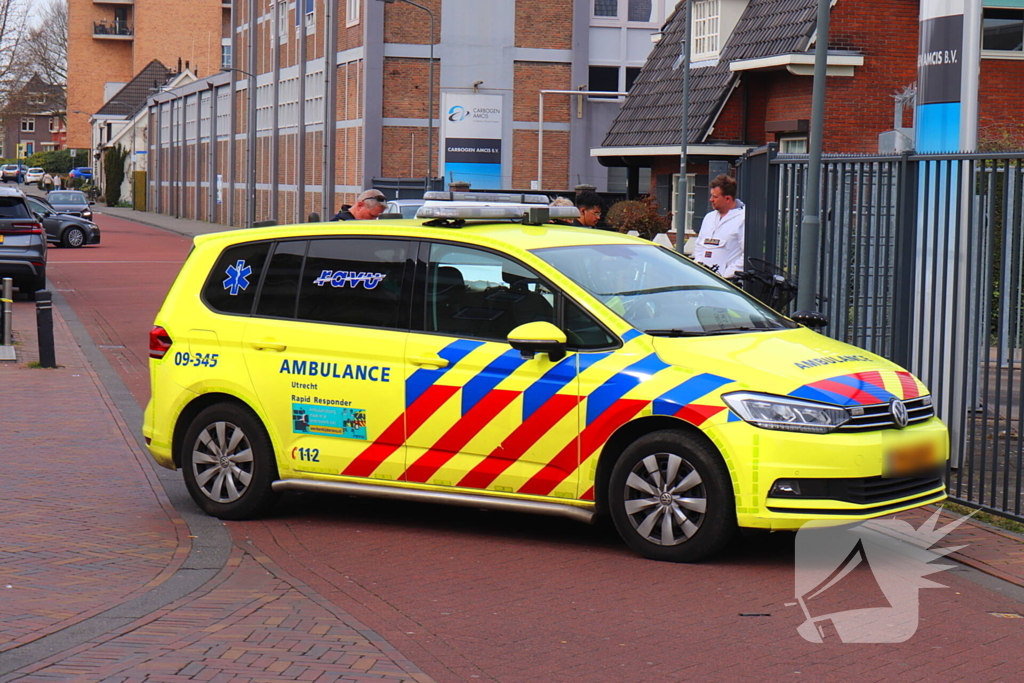 Fietster gewond na valpartij