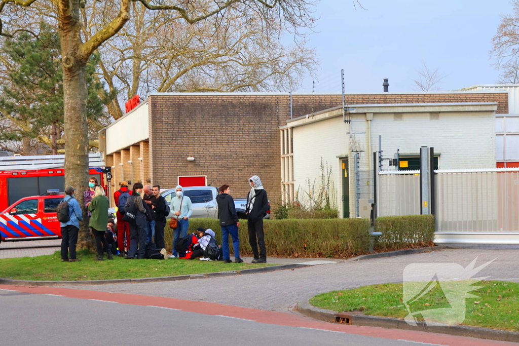 Demonstratie bij politiebureau