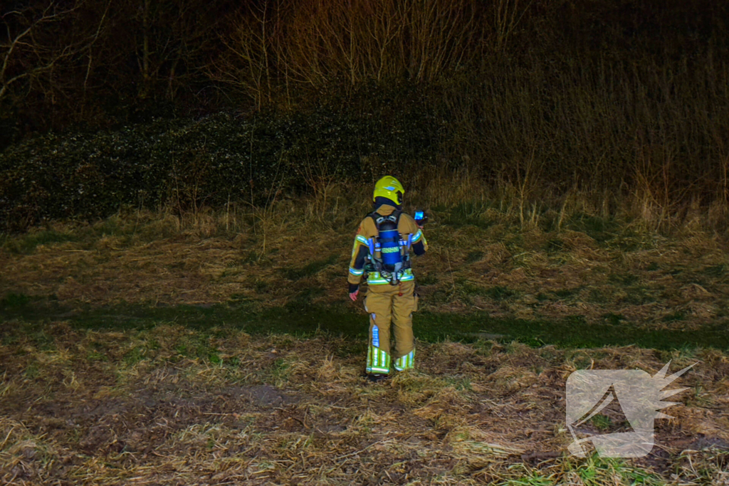 Brandweer blust twee branden op dezelfde locatie