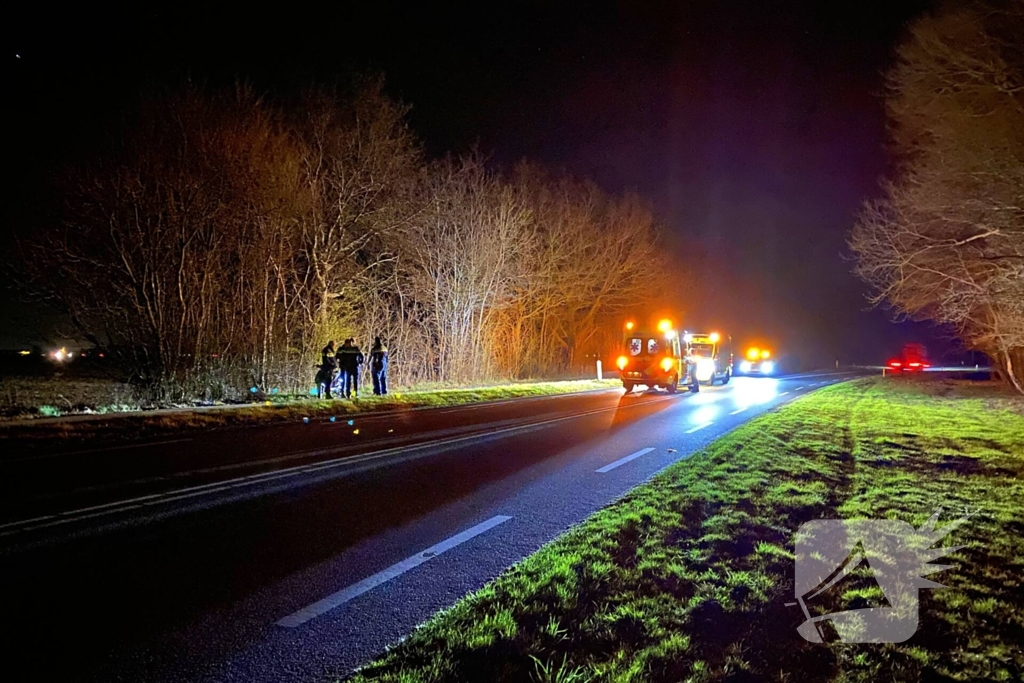 Hulpdiensten ingezet voor persoon die onderuit gaat met scooter