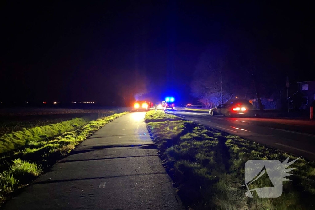 Hulpdiensten ingezet voor persoon die onderuit gaat met scooter