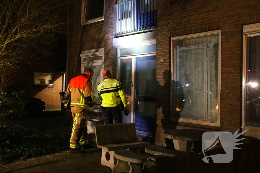 Schade aan woning na explosie