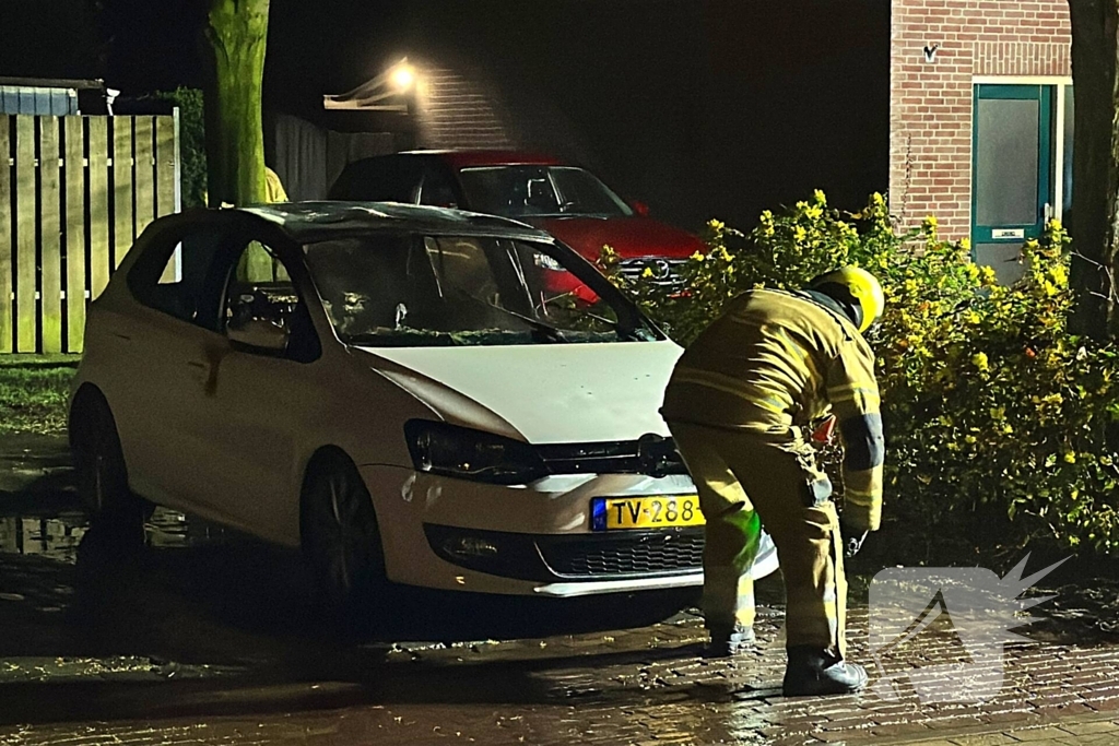 Auto gaat verloren door brand