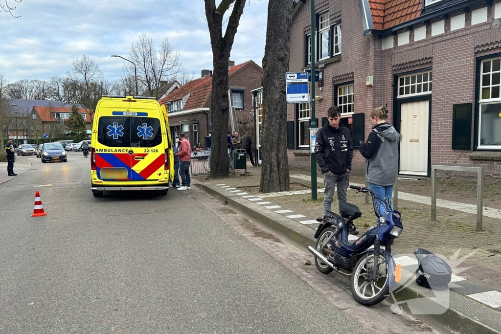 Brommerrijder gewond bij ongeval