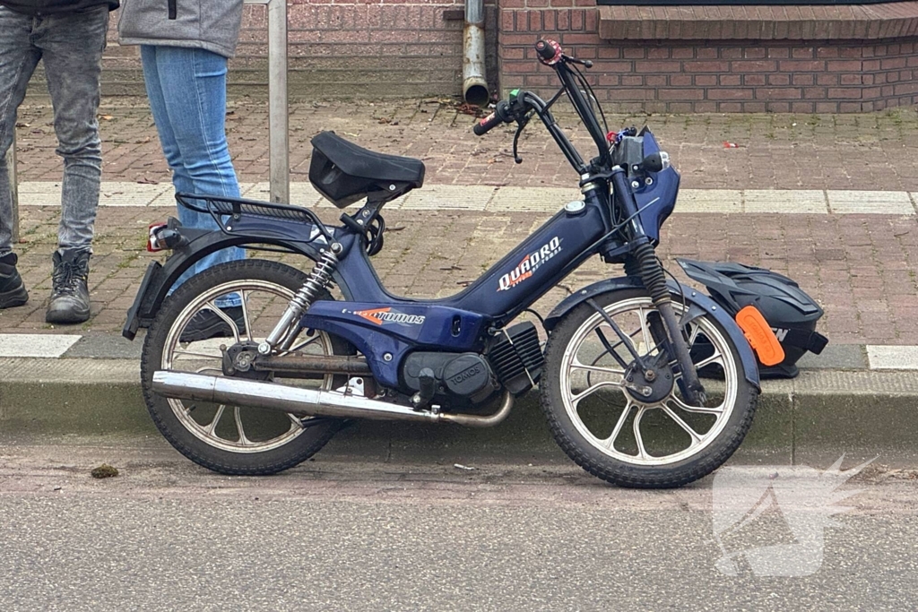 Brommerrijder gewond bij ongeval