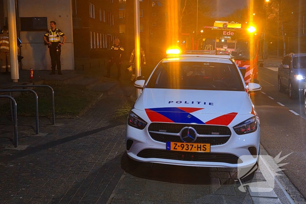 Brand in brievenbus van kantoorgebouw