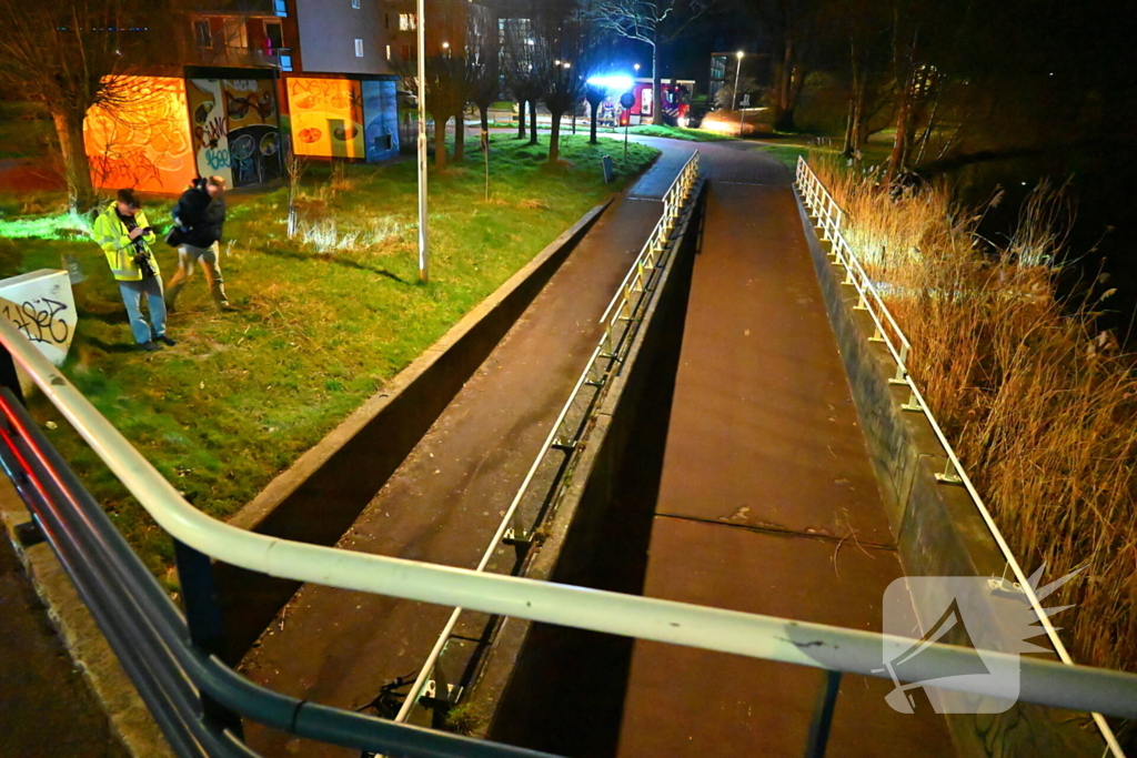 Scooter volledig verwoest door brand