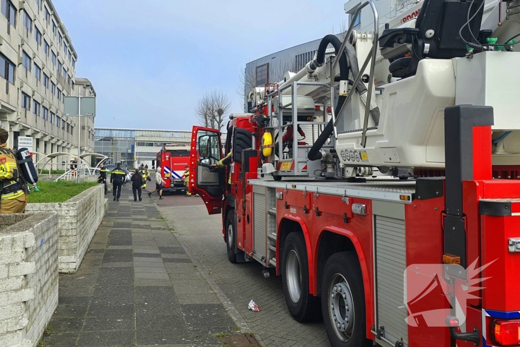 Ontruiming na brand in gebouw voor arbeidsmigranten