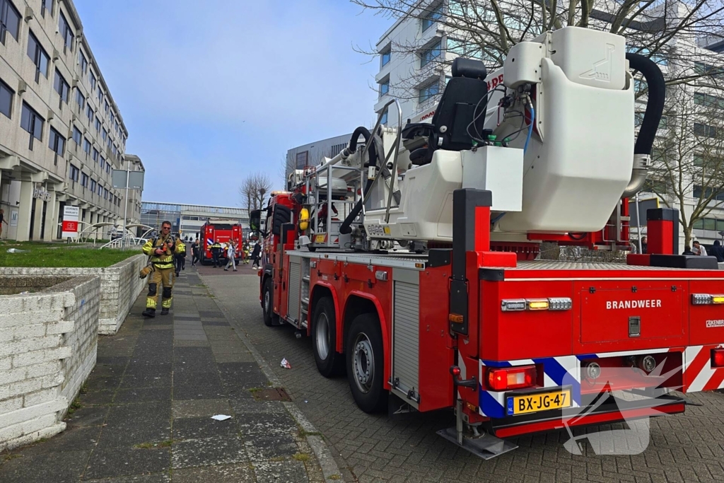 Ontruiming na brand in gebouw voor arbeidsmigranten