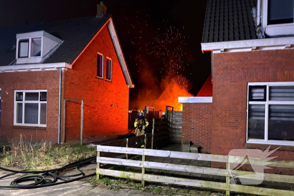 Opnieuw brand bij woning, ditmaal schuur