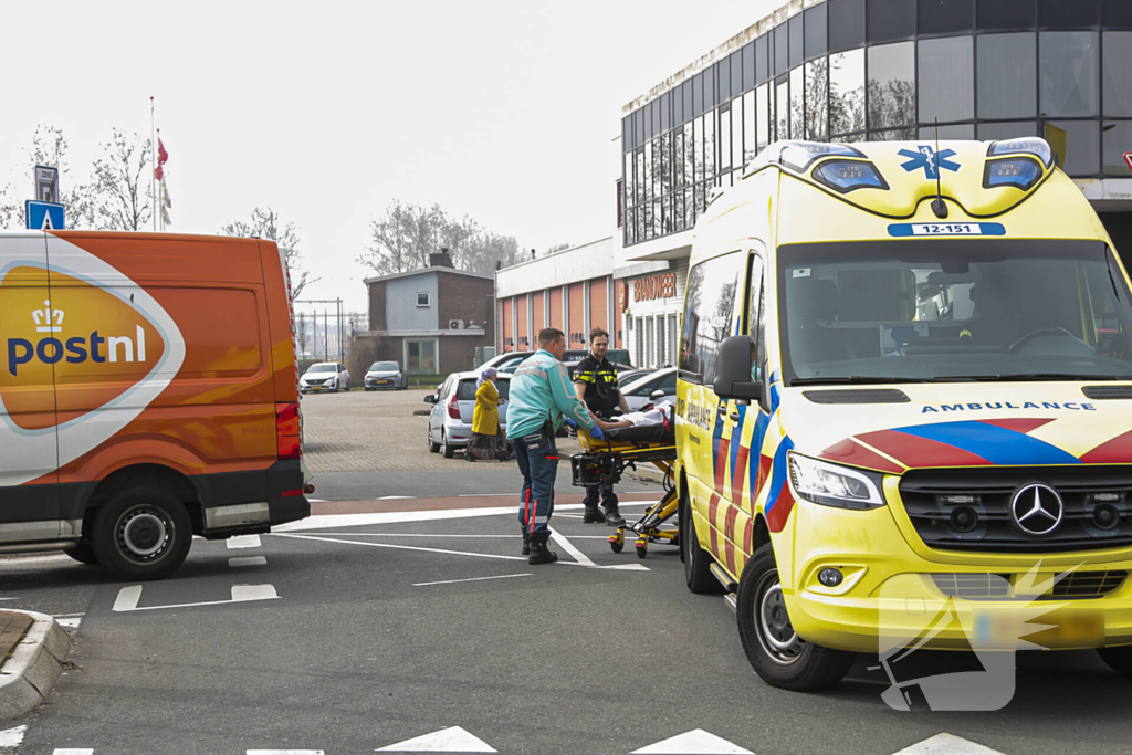 Fatbiker naar ziekenhuis na aanrijding