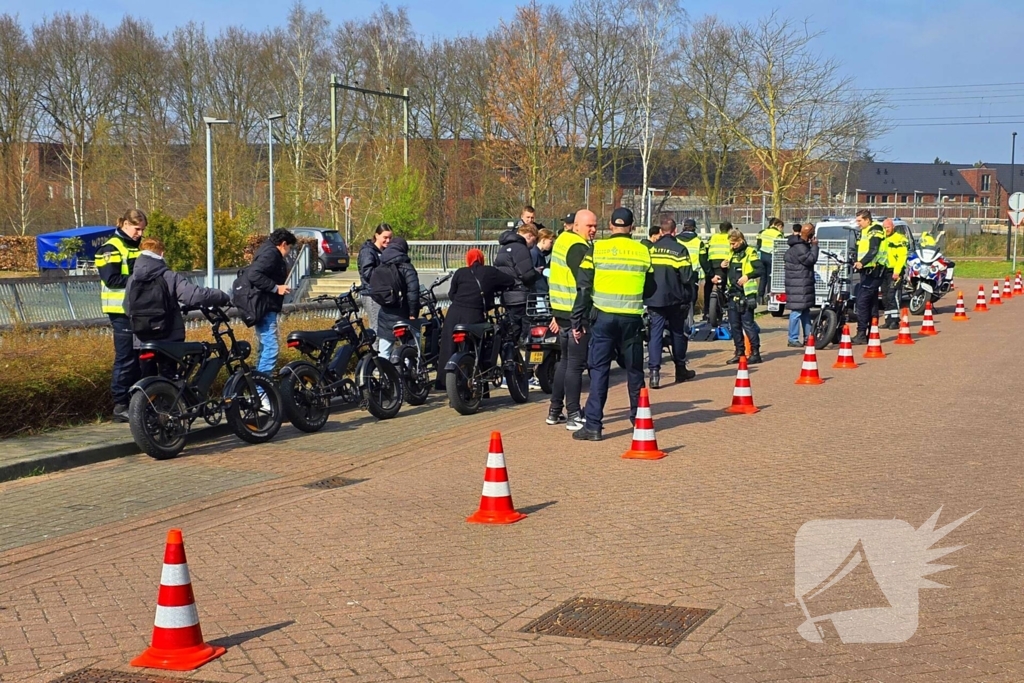 Negen fatbikes niet in orde tijdens politiecontrole