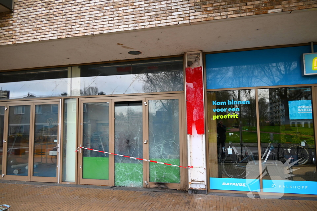 Opnieuw explosie bij winkelpand