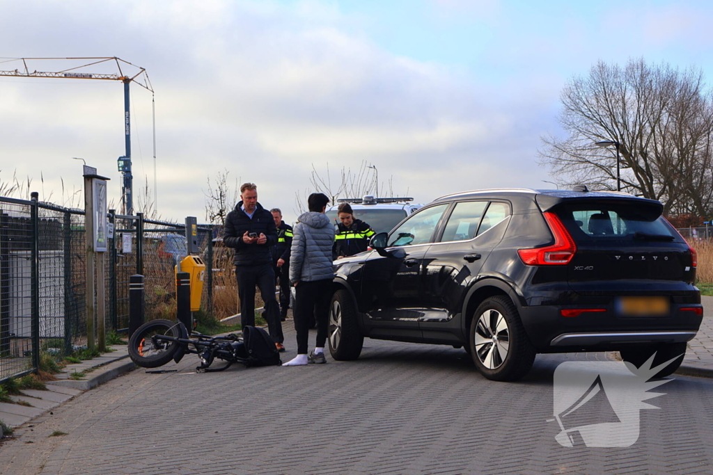Fatbiker aangereden door automobilist
