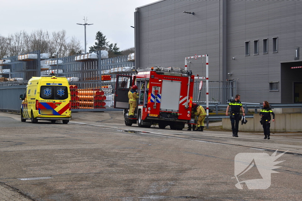 Hulpdiensten ingezet voor bedrijfsongeval