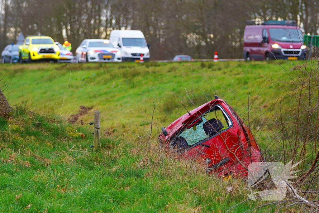 Traumahelikopter ingezet voor ernstig ongeluk op A28