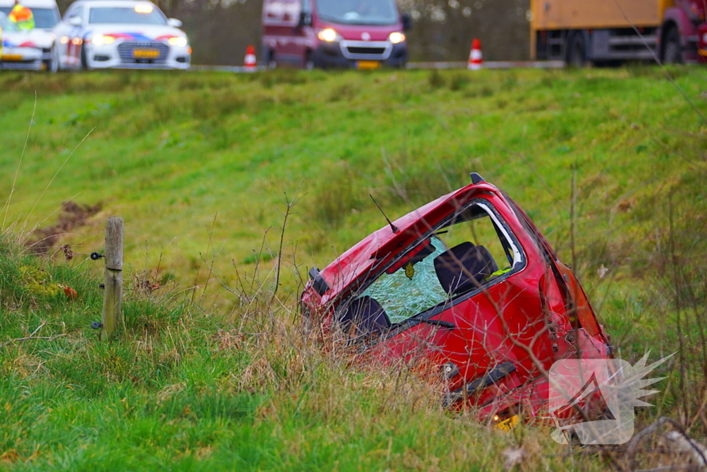 Traumahelikopter ingezet voor ernstig ongeluk op A28