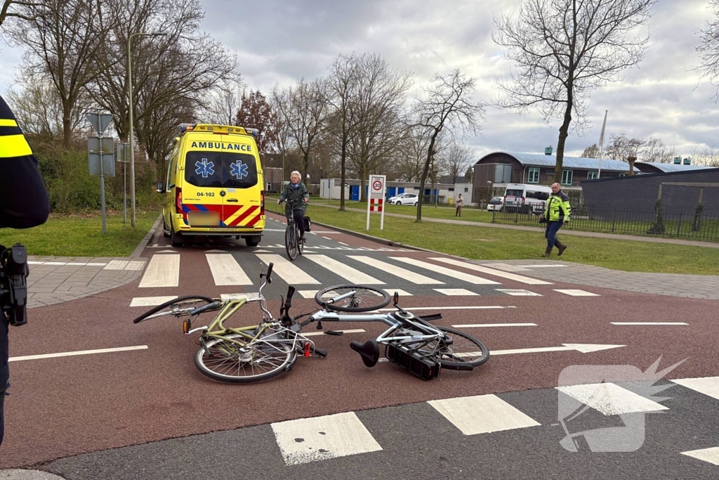 Fietser gewond bij aanrijding tussen fietsers