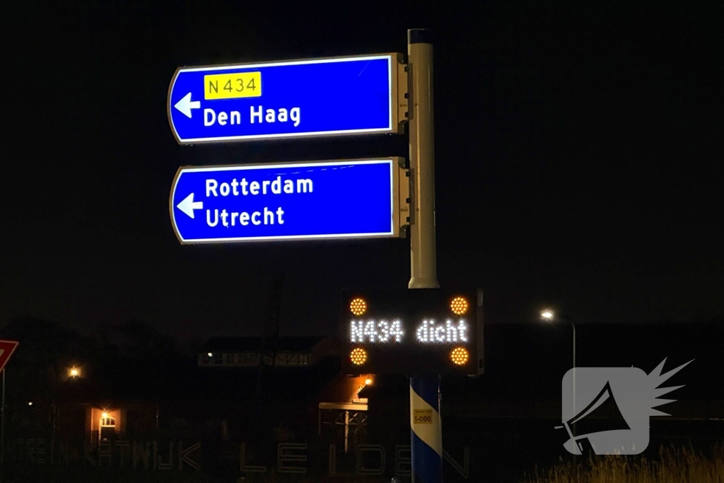 Tunnel afgesloten door ongeval met motorrijder