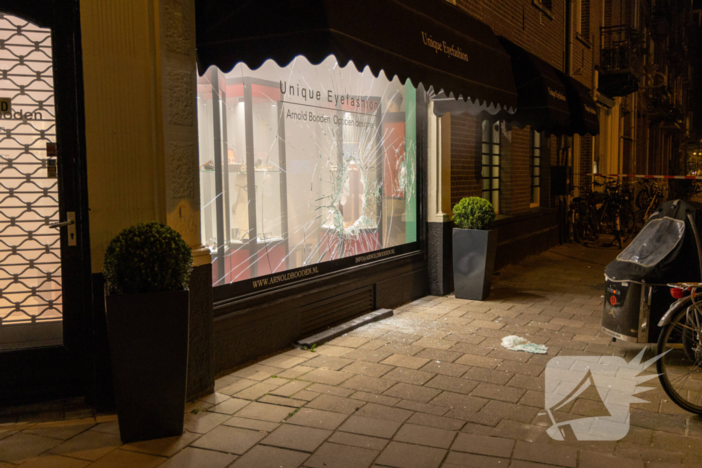 Inbraak bij exclusieve winkel