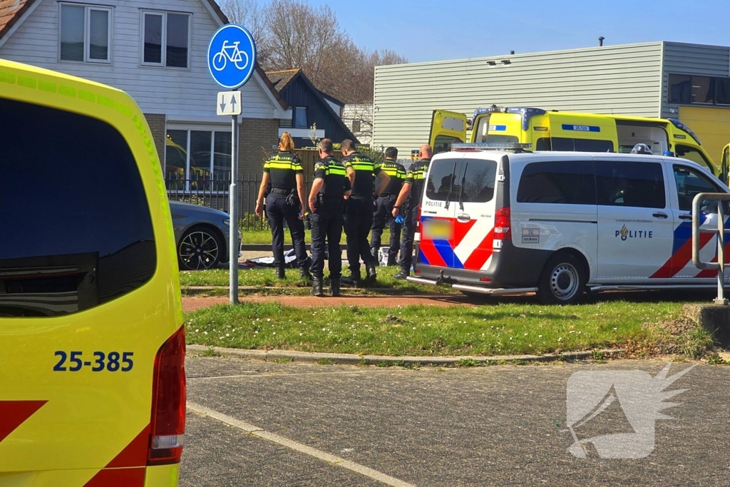 Fietser komt hard ten val, traumateam ingezet