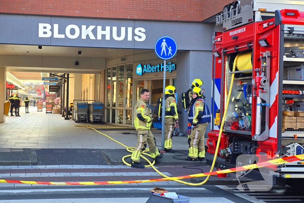 Supermarkt ontruimd wegens brand