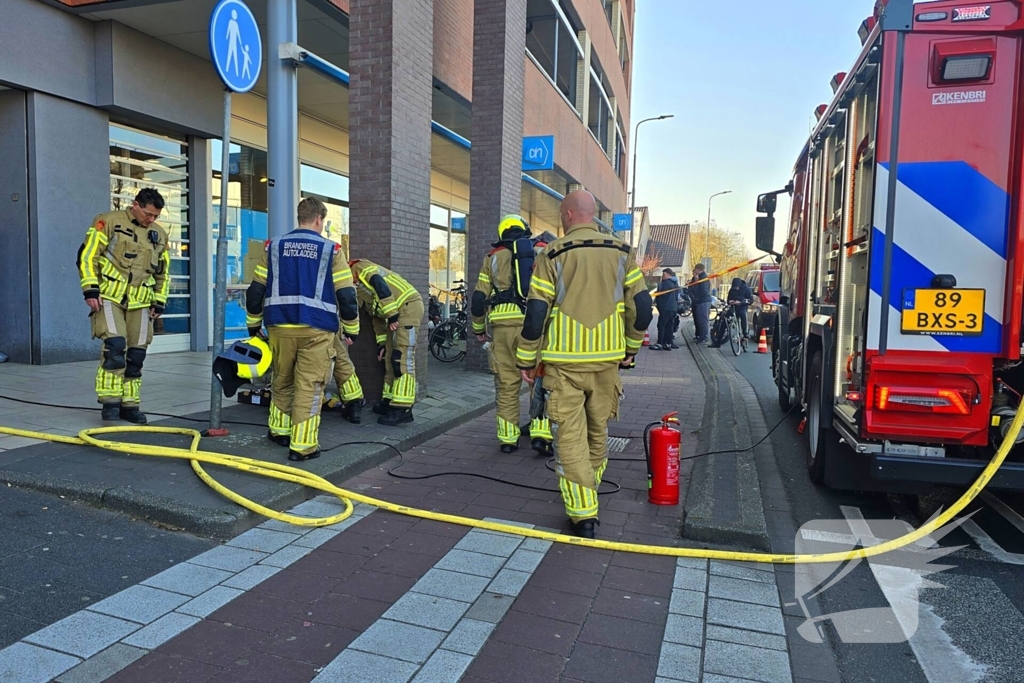 Supermarkt ontruimd wegens brand
